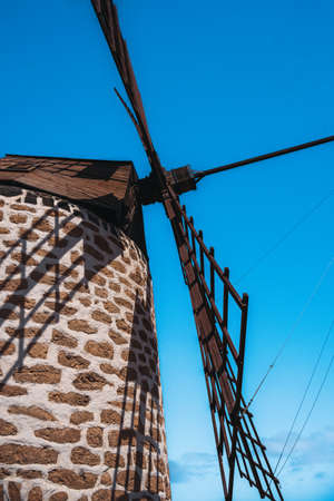 Tefia mill on the island of Lanzaroteの写真素材