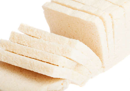 sandwich slices horizontal on a white background