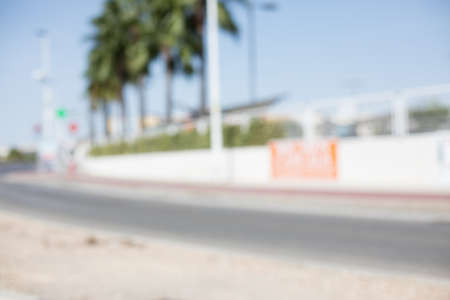 street urban blurred backgroundの写真素材