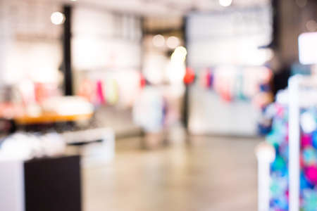 shop blurred backgroundの写真素材