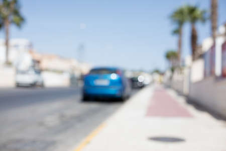 street urban blurred backgroundの写真素材