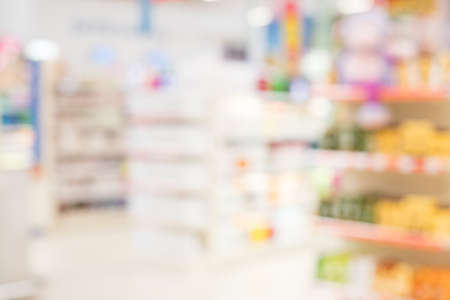 supermarket blurred backgroundの写真素材