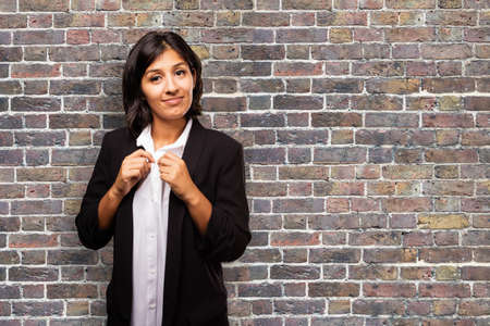 latin business woman standingの写真素材