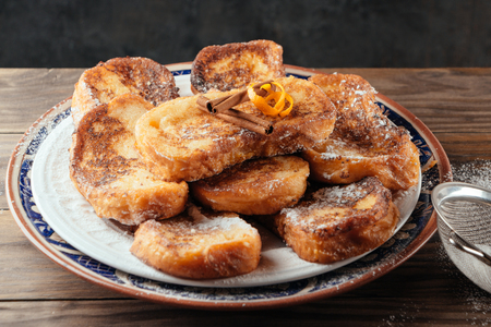 Spanish torrijasの写真素材