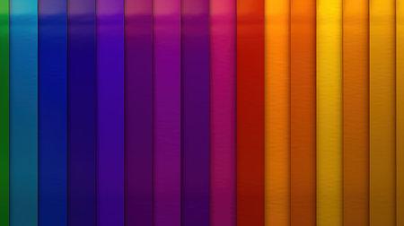 Colorful abstract background. Multi-colored stripes of different colors.の素材