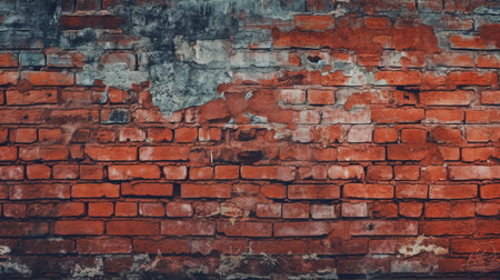Brick wall texture background. Old red brick wall texture background.の素材