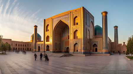 Humayun's Mausoleum in Samarkand, Uzbekistanの素材