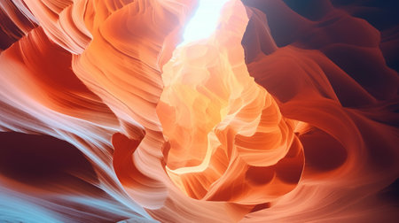 Fantastic colors of Antelope Canyon, Page, Arizona, USAの素材