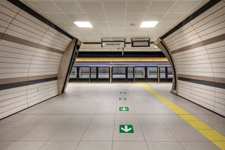 Istanbul Metro. Subway,Istanbul A portion of the inner city transport is provided by subway in Istanbul.のeditorial素材
