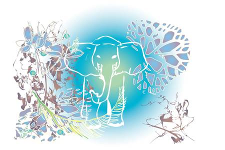 elephantのイラスト素材