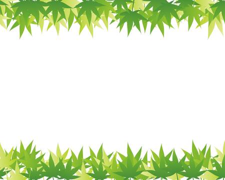 green backgroundのイラスト素材