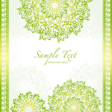 green abstract backgroundのイラスト素材