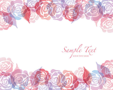 rose backgroundのイラスト素材