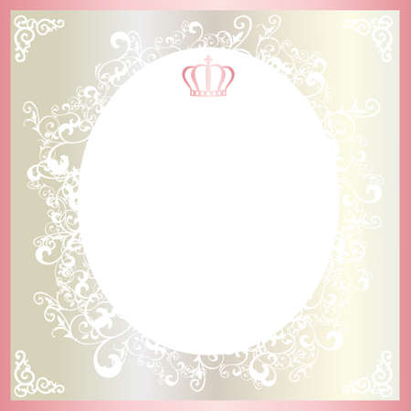 abstract background frameのイラスト素材