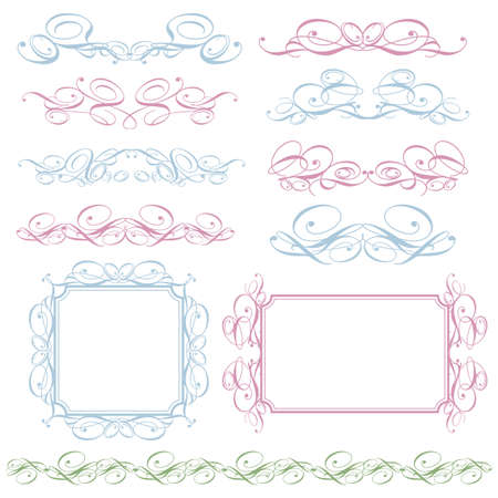 frame setのイラスト素材