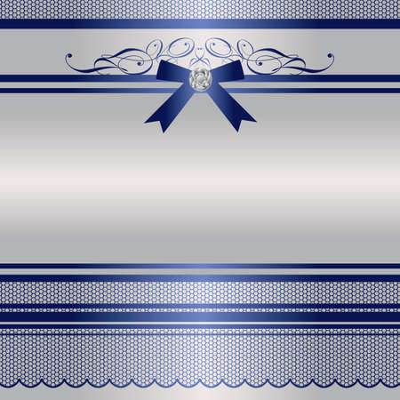 ribbon frameのイラスト素材