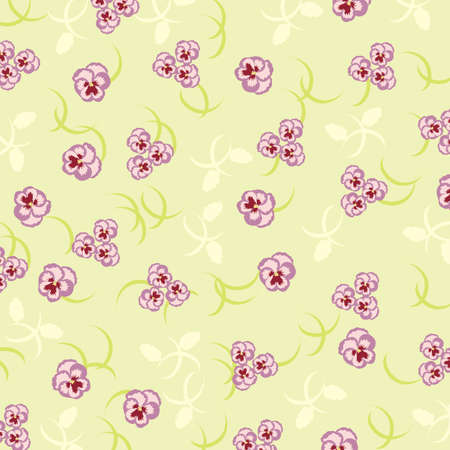 pansy backgroundのイラスト素材