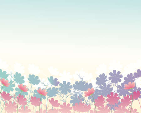 cosmos backgroundのイラスト素材