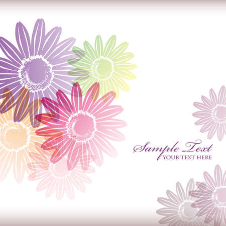  daisy backgroundのイラスト素材