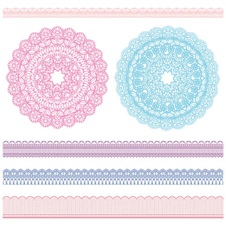 lace and doilyのイラスト素材