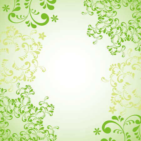 abstract green backgroundのイラスト素材