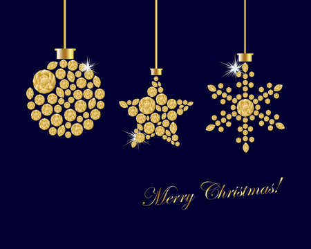 christmas ornament backgroundのイラスト素材