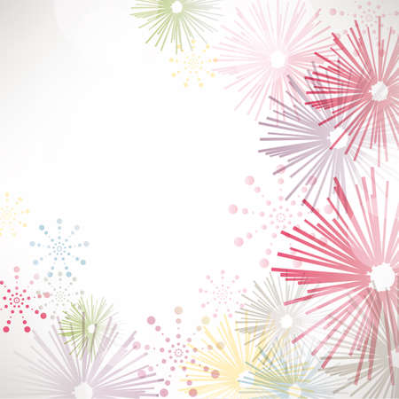 fireworks backgroundのイラスト素材