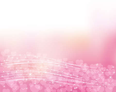 heart shines backgroundのイラスト素材