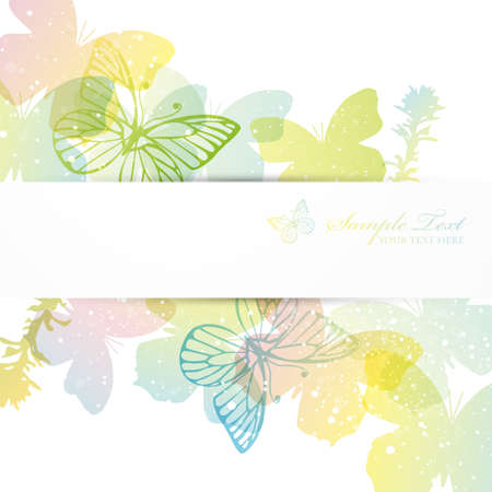 butterfly background のイラスト素材