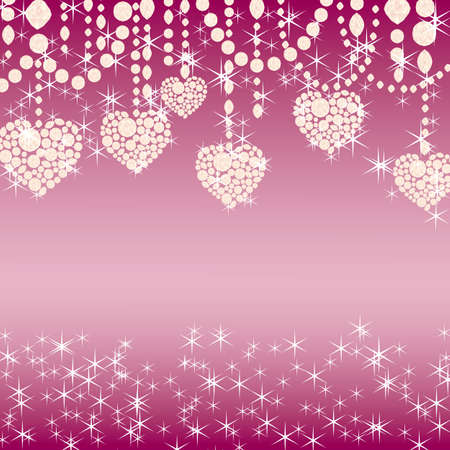 heart backgroundのイラスト素材