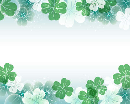 clover backgroundのイラスト素材