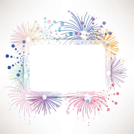 fireworks backgroundのイラスト素材