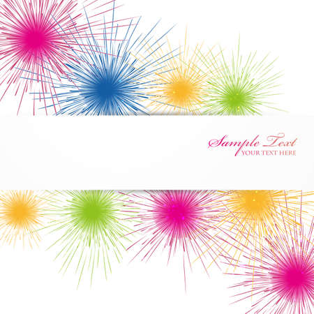 Fireworks backgroundのイラスト素材