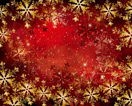 Snow crystals abstractのイラスト素材