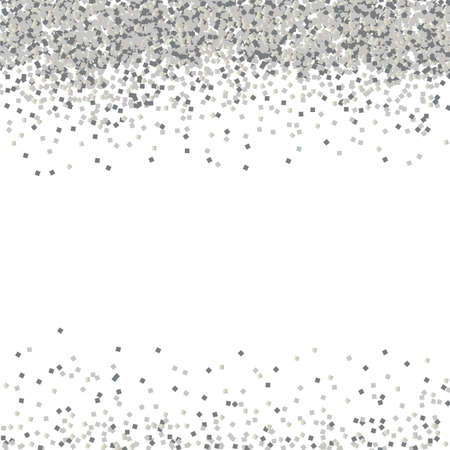 vector background of silver glitterのイラスト素材