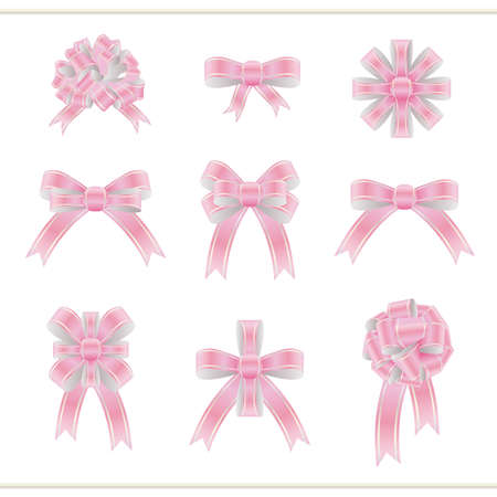 Set of ribbonsのイラスト素材