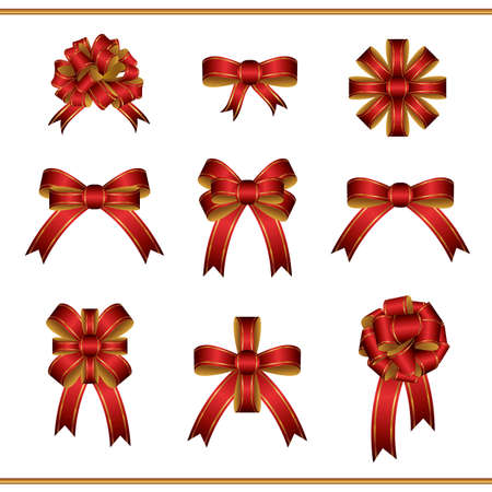 Set of ribbonsのイラスト素材