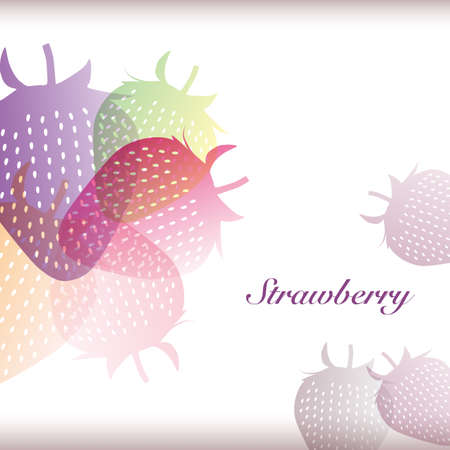 vector illustration of strawberries backgroundのイラスト素材
