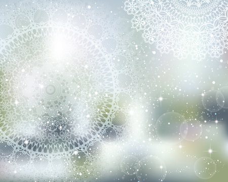 Glitter and blur lace backgroundのイラスト素材
