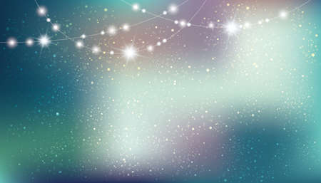 gradient background with sparkle and blurのイラスト素材