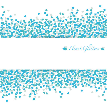 Background of heart shaped glitterのイラスト素材