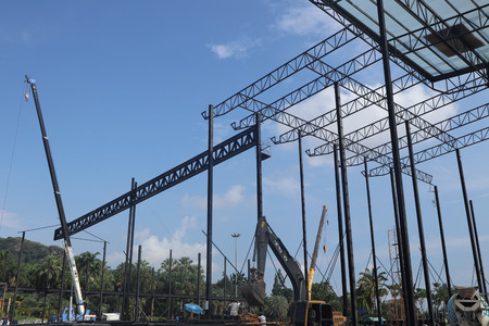 Metal steel frame buildings construction design