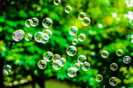 Beautiful abstract bubbles texture background and wallpaperの写真素材