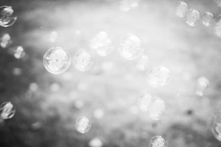 Beautiful abstract bubbles texture background and wallpaperの写真素材