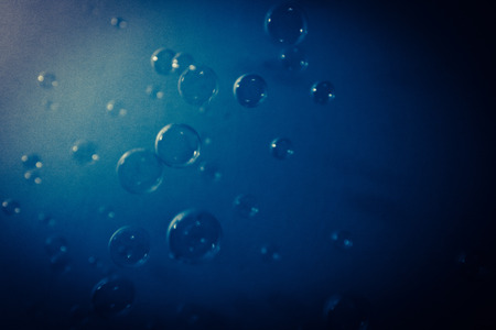 The beautiful blue bubbles background textures and wallpaper art