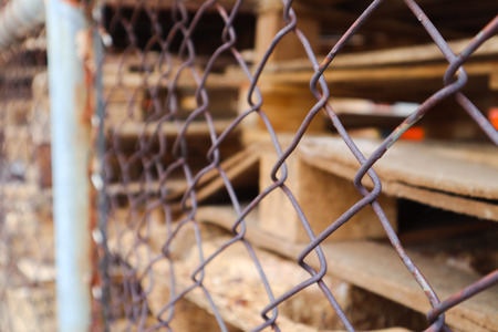 Beautiful closeup metal steel and aluminium frame buildings factory and cargo construction designの写真素材