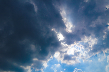 Beautiful abstract blue sky landscape background and wallpaperのeditorial素材