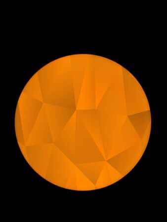 Beautiful abstract texture orange yellow and red circle stars the solar system on black isolated background and wallpaperの写真素材