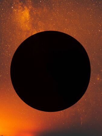 Beautiful abstract texture black circle on white isolated background and wallpaper