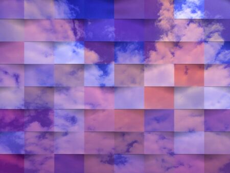 Beautiful Abstract colorful pink purple and blue sky pattern background and wallpaper